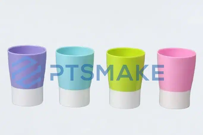 カラフルなプラスチック製カップホルダーのセット