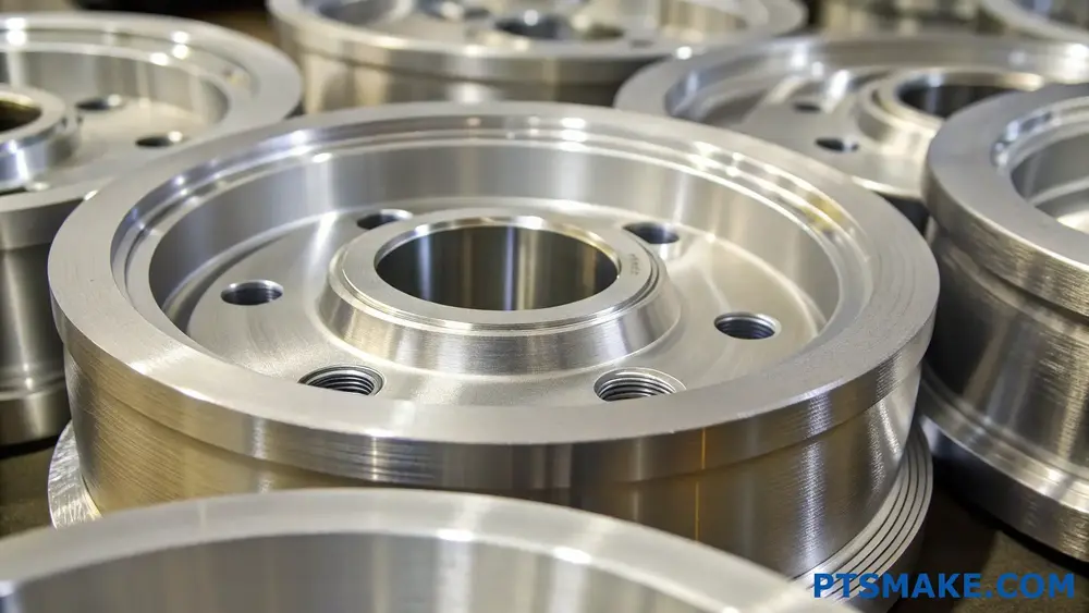 قطع عالية الدقة مصنوعة من الفولاذ المقاوم للصدأ باستخدام الحاسب الآلي (CNC) لصناعات الطيران والصناعات الطبية وصناعات تجهيز الأغذية التي تتميز بمقاومة فائقة للتآكل