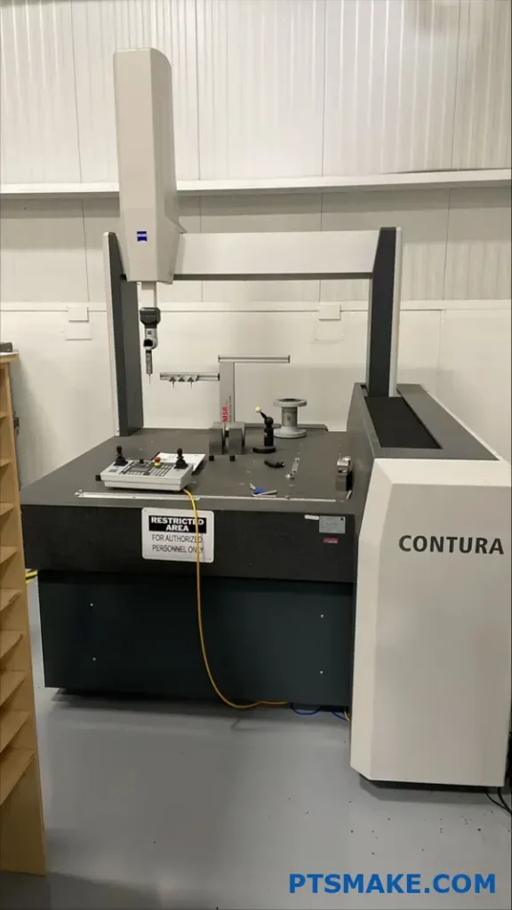A Contura coordinate measuring machine in a workshop setting.