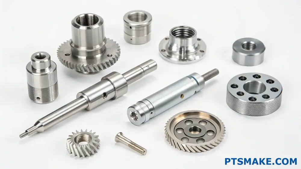 Hochpräzise CNC-gefertigte Teile aus Titan mit außergewöhnlicher Genauigkeit und Oberflächenqualität für anspruchsvolle Luft- und Raumfahrtanwendungen