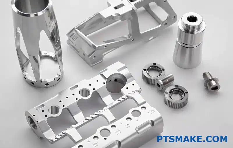 CNC-bearbetade aluminiumdelar med hög precision och snäva toleranser och jämn ytfinish för tillverkning av små detaljer
