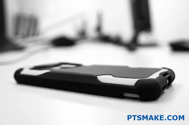 علبة بلاستيكية هجينة تم إنشاؤها باستخدام عملية القولبة بالحقن ثنائية الحقن