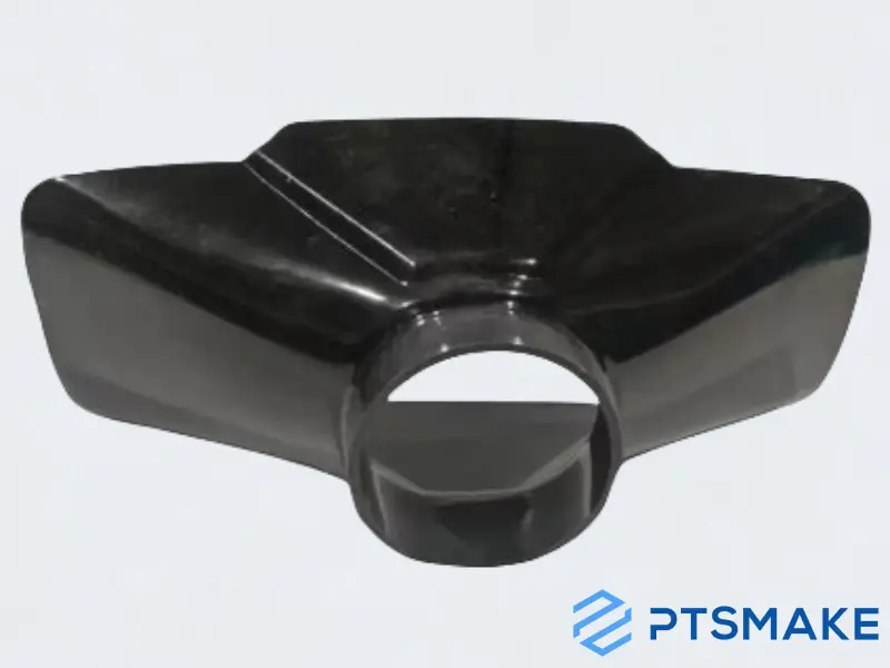 Black Precision Injection Molded Component