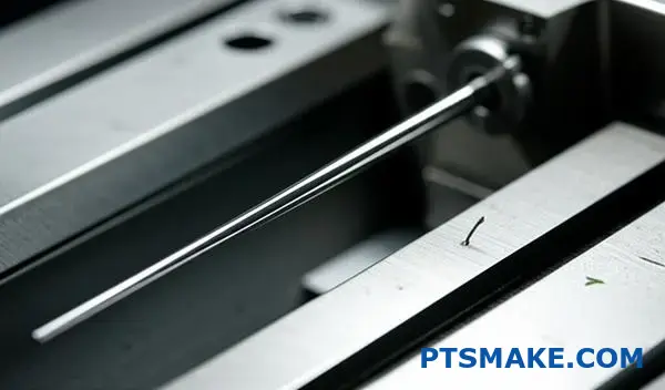 Tunn klockstam i stål bearbetad av schweizisk cnc-svarv med hög precision