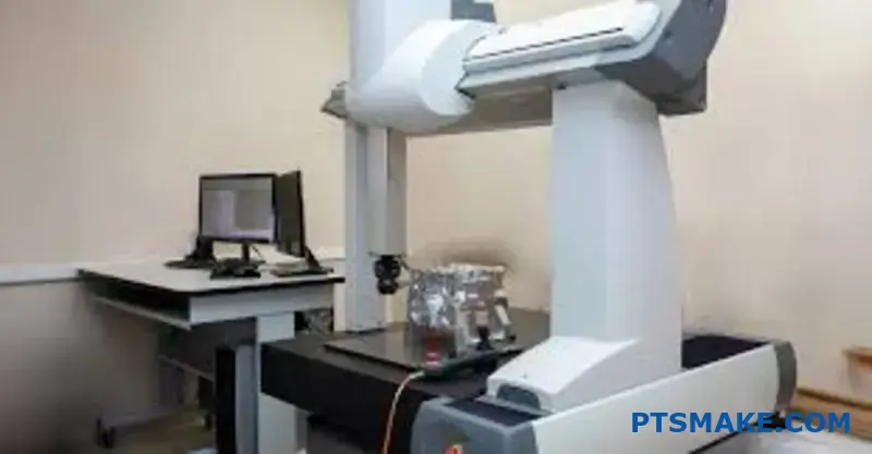 Högprecisionsbearbetade aluminiumkomponenter mäts med digitala skjutmått för verifiering av kvalitetskontroll av CNC-tillverkning