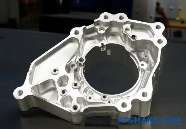 Suporte aeroespacial em alumínio de precisão maquinado por CNC que apresenta capacidades avançadas de fabrico de componentes estruturais leves