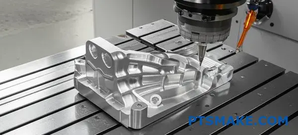 CNC-Maschine zur präzisen Bearbeitung von kundenspezifischen Aluminium-Bügeln für spezielle Fertigungsanwendungen