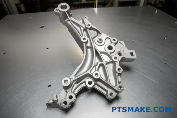 Kundenspezifisch CNC-gefräste Aluminiumhalterung, die die Möglichkeiten der Präzisionsfertigung für moderne industrielle Anwendungen demonstriert