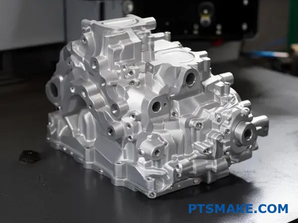 Pièce de transmission de précision en aluminium usinée par CNC pour l'industrie automobile avec géométrie complexe, fabriquée en Chine