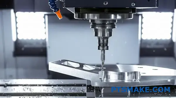 CNC-precisionstillverkning av ett komplext bilfäste i aluminium med avancerade bearbetningsmöjligheter och snäva toleranser