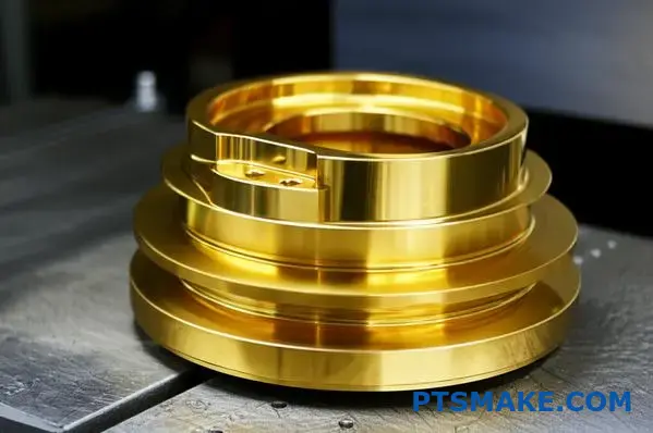 Goldenes PVD-beschichtetes Titanteil mit verbesserter Oberflächenbeständigkeit durch fortschrittliche CNC-Bearbeitungsprozesse