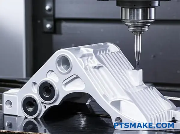 Præcisions-CNC-maskine til fremstilling af komplicerede aluminiumskomponenter til rumfart med snævre tolerancer
