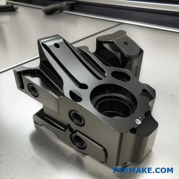 Precyzyjnie obrabiany CNC chwytak PEEK o złożonych konturach do zastosowań w automatyce robotycznej