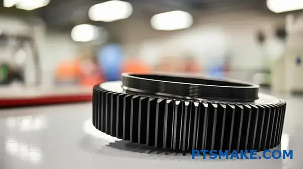 Precyzyjna przekładnia PEEK o wysokiej jakości obróbki CNC i gładkich powierzchniach polimerowych do zastosowań przemysłowych