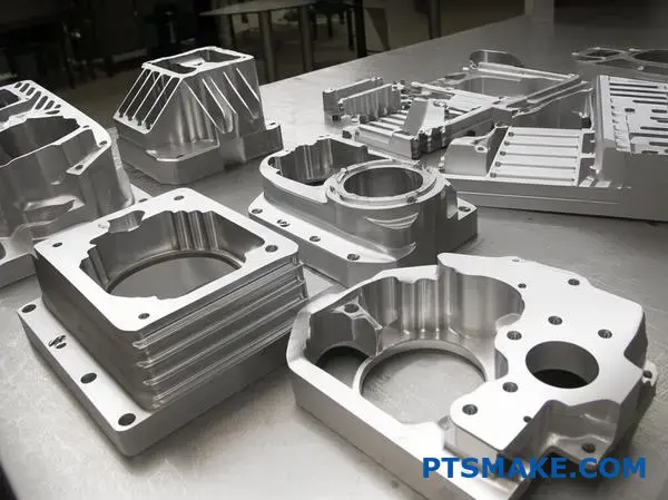 Precyzyjnie obrabiane aluminiowe części lotnicze o złożonej geometrii i proporcjonalnych cechach zapewniających stabilność produkcji CNC