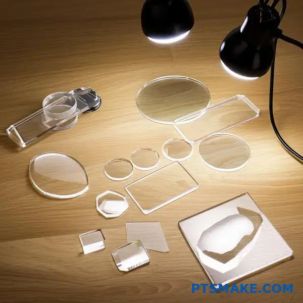Hochwertige transparente Acrylteile mit CNC-Bearbeitungspräzision für optische Anwendungen