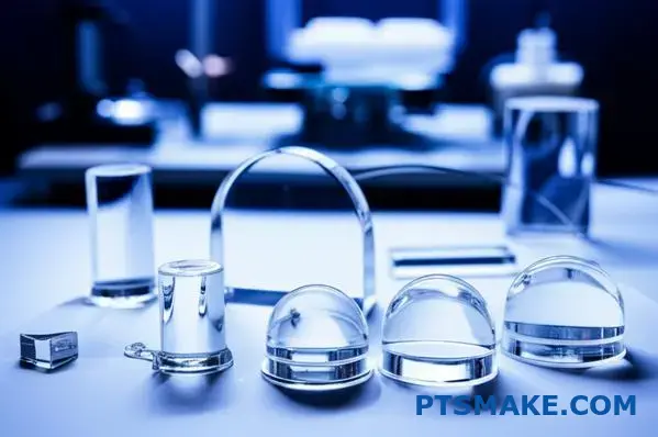 Präzisionsgefertigte transparente optische Linsen und Lichtleiter aus Acryl mit perfekter Klarheit für professionelle Anwendungen