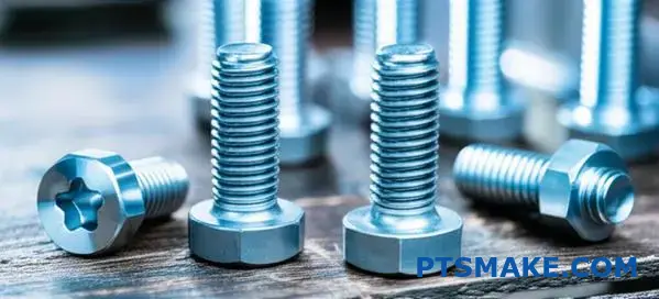 Præcisionsbearbejdede titaniumskruer med avanceret belægning til højtemperaturanvendelser i rumfartsindustrien