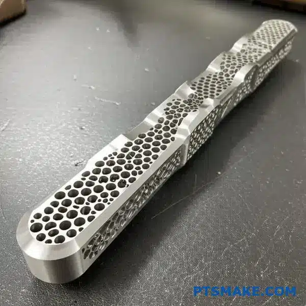 Rygmarvsimplantat af medicinsk titanium med hybridfremstilling med gitterstruktur og CNC-bearbejdede præcisionsoverflader til kirurgiske anvendelser