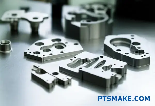 Specialfremstillede medicinske implantater og kirurgiske guider i titanium, der viser præcisions-CNC-bearbejdningsmuligheder til personlige sundhedsløsninger