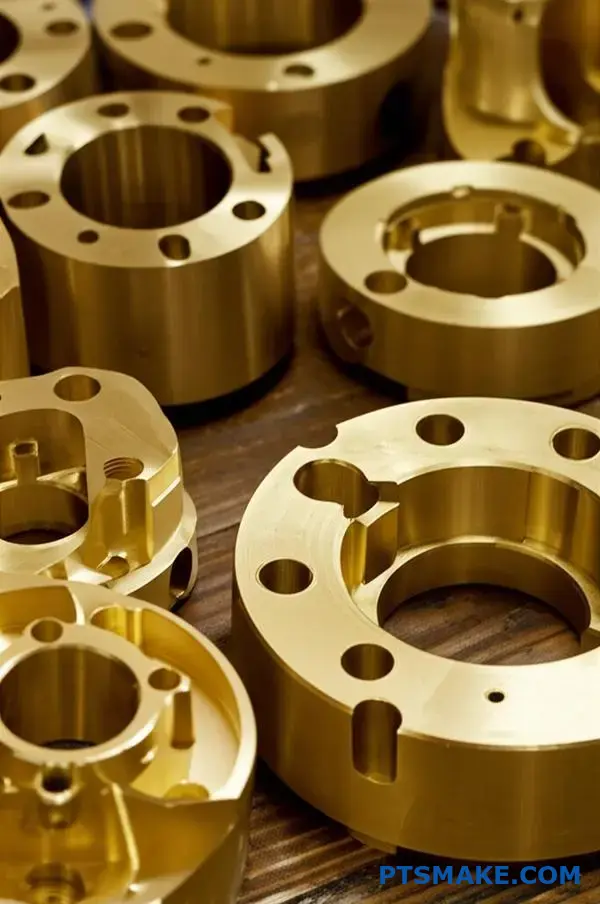 CNC-bearbetade detaljer i mässing med hög precision, snäva toleranser och överlägsen ytfinish för optimal tillverkningseffektivitet