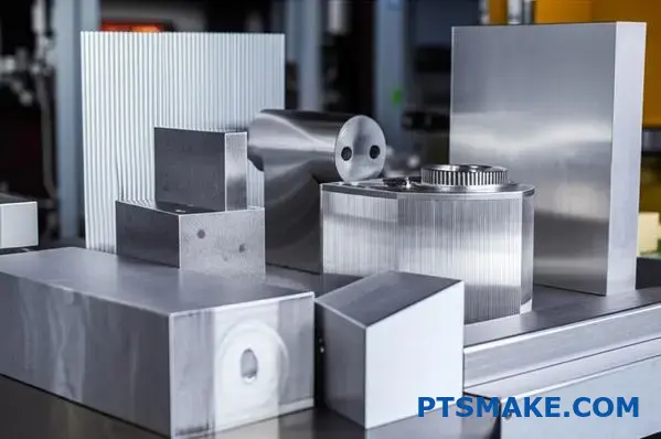 Metallblock som visar hur materialvalet påverkar kraven på bearbetningstoleranser och precision i tillverkningen