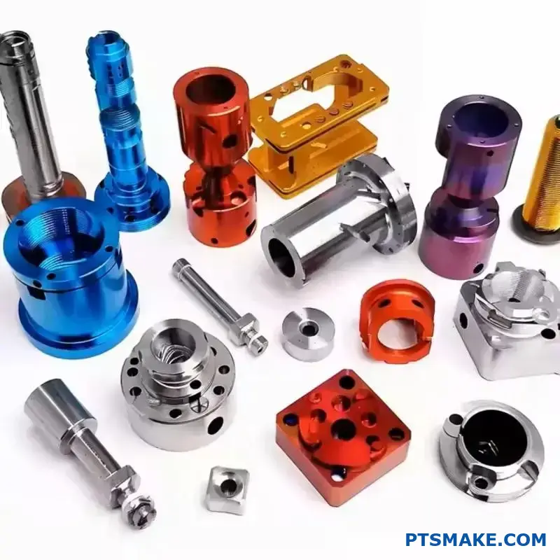 High-quality anodized aluminum parts demonstrating superior surface treatment for enhanced corrosion resistance and electrical insulation properties
