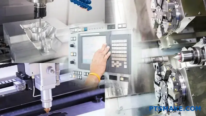Tokarka CNC typu szwajcarskiego do precyzyjnej obróbki małych elementów metalowych w profesjonalnym środowisku produkcyjnym