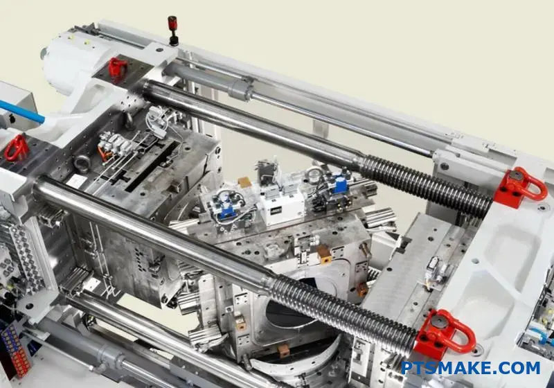 High-Precision Injection Molding Machine In Operation