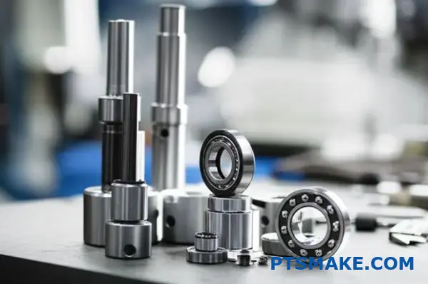 Wiele precyzyjnych komponentów łożyskowych o różnych tolerancjach pasowania i konfiguracjach montażowych dla optymalnego doboru wydajności łożyska