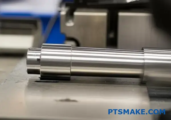 Precyzyjnie obrobiony wał wrzeciona wykazujący wąskie tolerancje pasowania łożyska dla zastosowań wymagających wysokiej dokładności