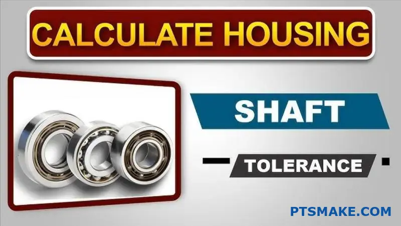Three precision bearings for housing calculation