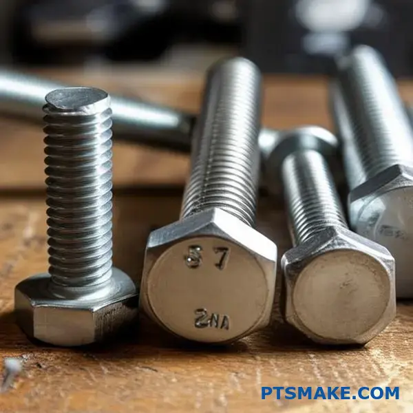 脆性材料用途で異なるねじ切りパターンを示す並目ねじボルトと細目ねじボルトの詳細比較