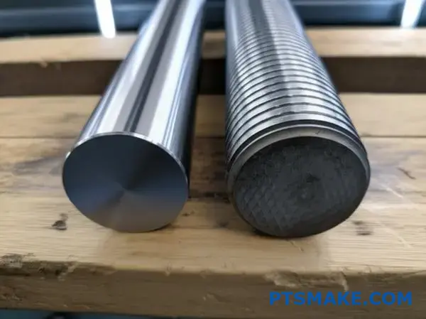 Metal shafts with hardened surfaces designed for repeated press fit assembly and disassembly cycles