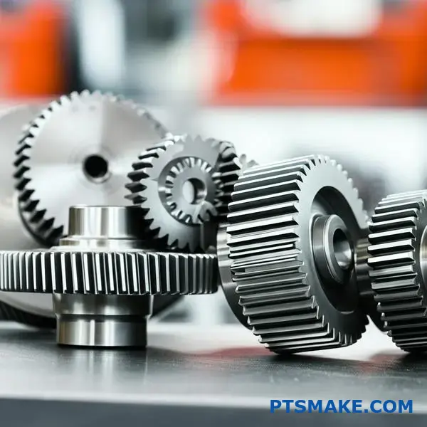 Præcisionsbearbejdede tandhjul med lige tænder til kraftoverførsel med parallelle aksler