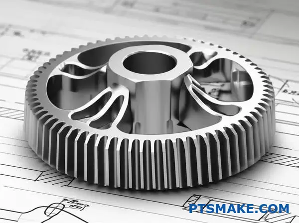 Præcisionsletvægtsgear med vævet design til rumfartsapplikationer, der viser vægtoptimeringsfunktioner