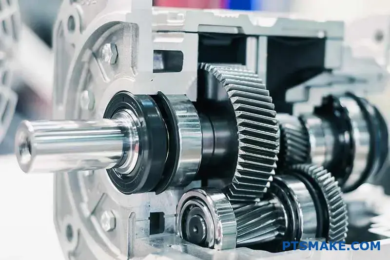 Hochpräzises Getriebegehäusesystem mit Lagern und Wellenkomponenten für genaue mechanische Positionierung