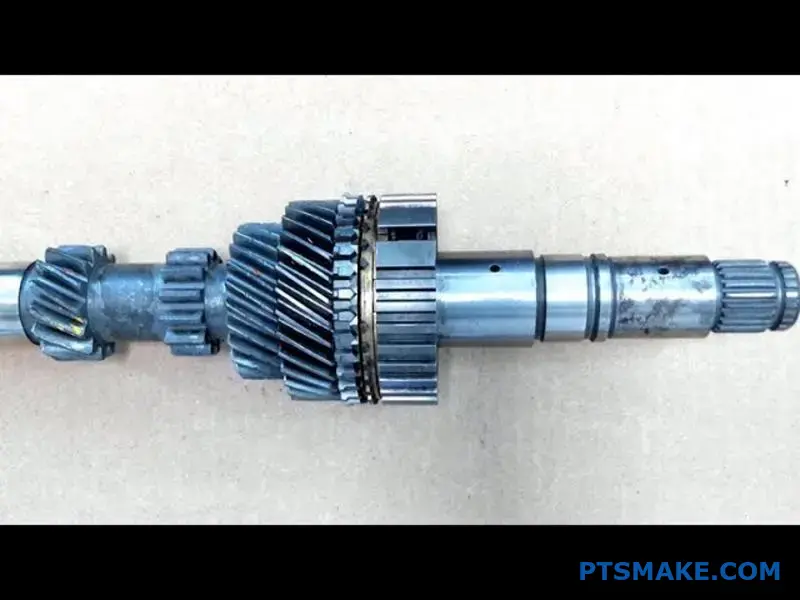 Two different helical gear configurations demonstrating parallel and crossed-axis arrangements for spiral gear design applications