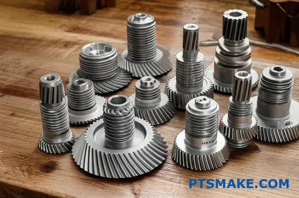 تروس مخروطية متعددة تعرض درجات دقة ومعايير جودة مختلفة لمختلف التطبيقات الصناعية