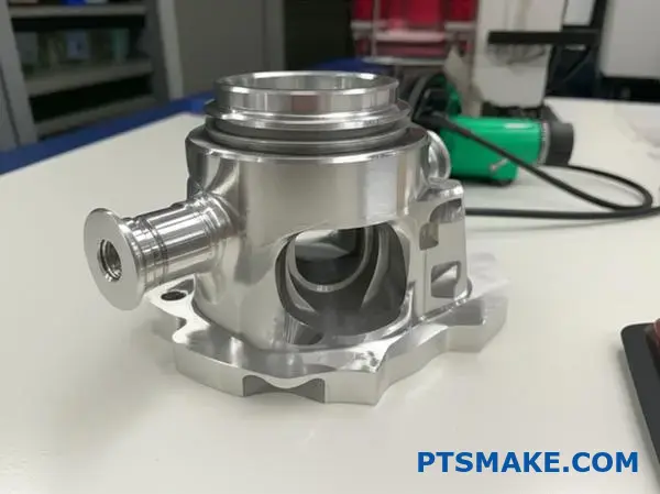 High-grade titanium alloy component showcasing superior material properties and precision manufacturing for aerospace applications