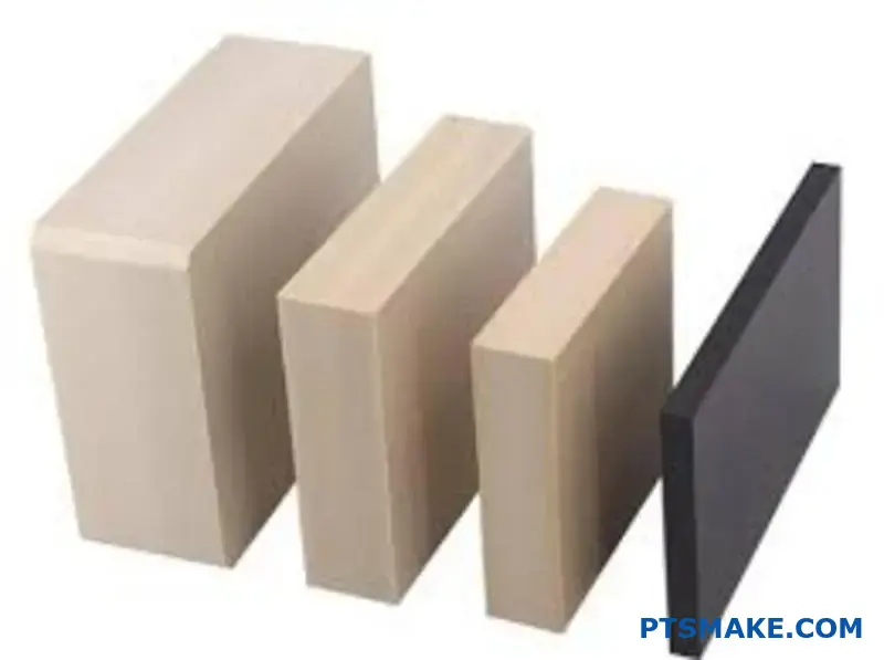 درجات تصنيع مختلفة من نظرة خاطفة PEEK تعرض خصائص المواد وخصائص السطح المختلفة للتطبيقات الصناعية