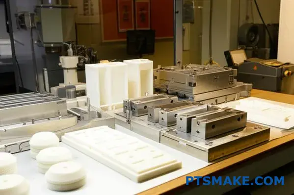 أدوات صب استثمارية من الصلب مع أنماط شمعية تُظهر دقة تصميم الأدوات لاتساق التصنيع