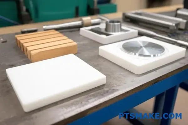 مواد النمط المختلفة بما في ذلك الخشب البلاستيك والمعادن المستخدمة في عمليات الصب في المسابك