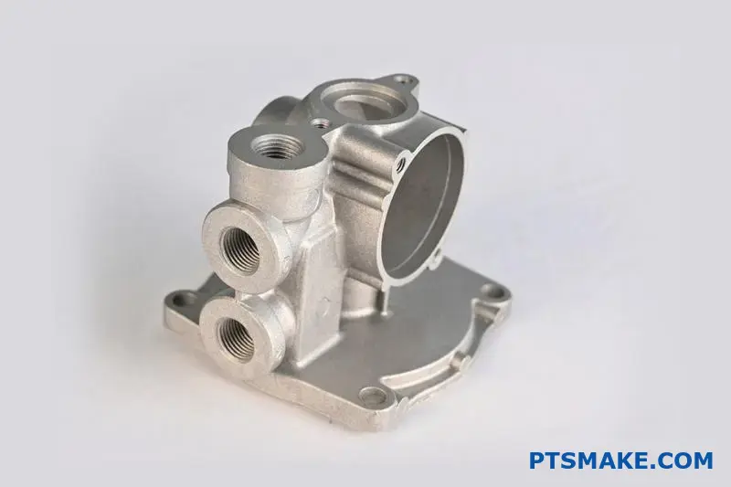 High-Precision CNC Machined Component with Multiple Ports