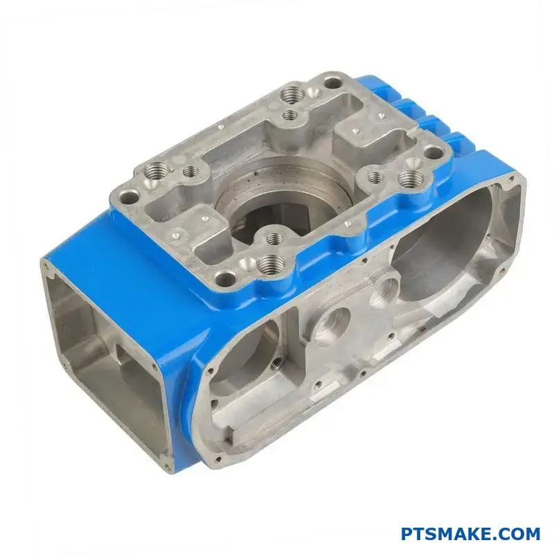 Industrial die casting machine pouring molten aluminum into precision steel molds for metal part manufacturing