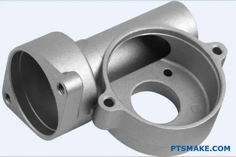 معدات الصب بالقالب الصناعية التي تنتج مكونات محركات السيارات المصنوعة من الألومنيوم بدقة عالية وجودة تشطيب سطحية فائقة