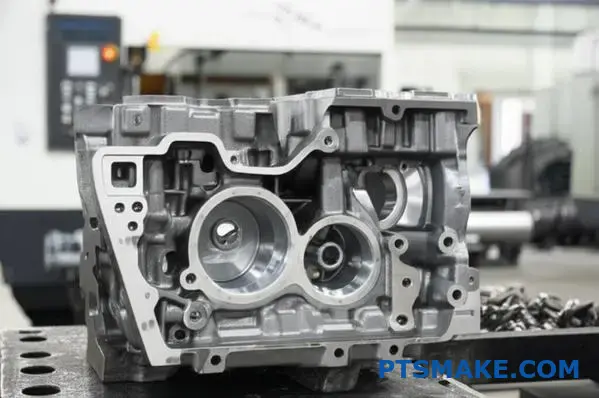 Industrial steel component showing high temperature casting challenges compared to aluminum die casting alternatives