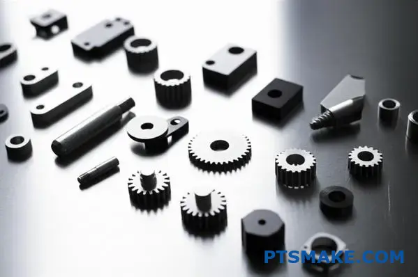 Various precision metal parts demonstrating high volume manufacturing capabilities for injection molding and casting processes