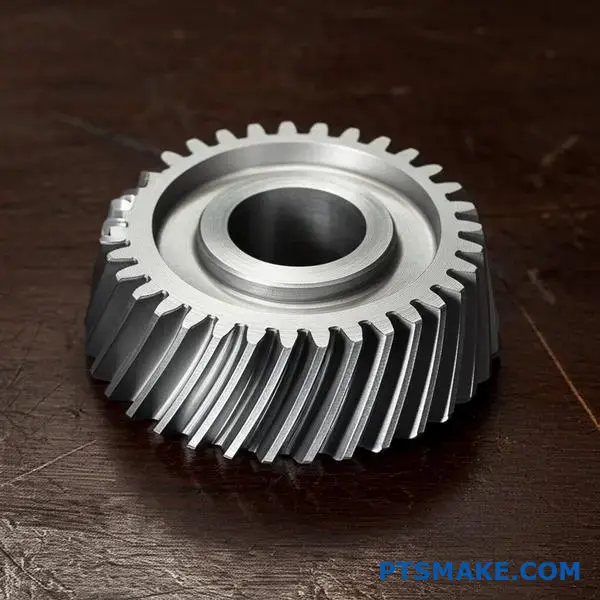 High-quality metal injection molded gear component demonstrating optimal wall thickness and corner radii design principles