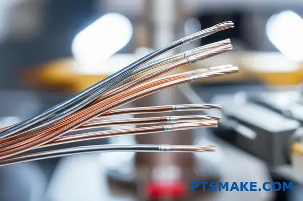 Precyzyjne łączenie wiązek drutu miedzianego przy użyciu technologii ultradźwiękowego spawania metali na przemysłowym stole warsztatowym